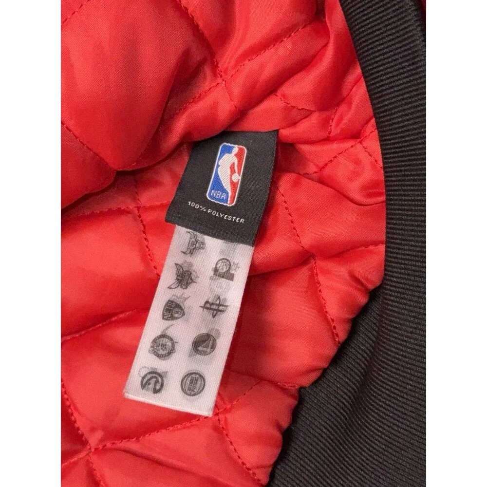 NBA Chicago Bulls Satin Varsity Jacket Ultra Official Men's Large(RRB3)